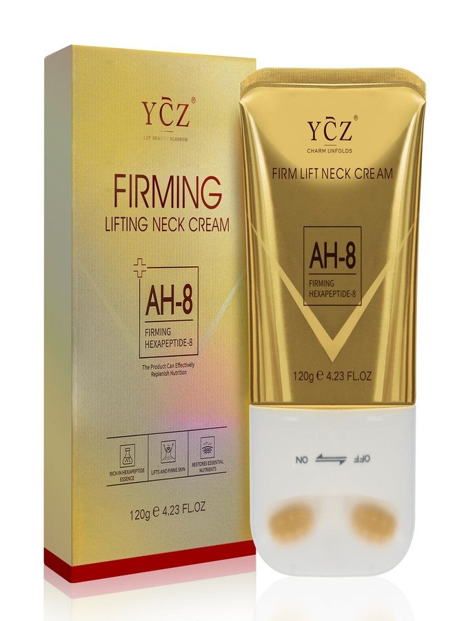 Ycz AH-8 Neck Firming Cream with Roller for Crepey Skin Body Care Comfort, Moisturizing, Anti-Aging Neck Cream with Peptide, Collagen, Smooths Wrinkles & Fine Lines Skin Care Skin Repair - Image 1